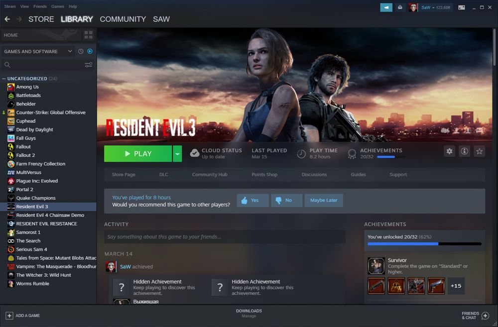 Qualquer jogo na steam
