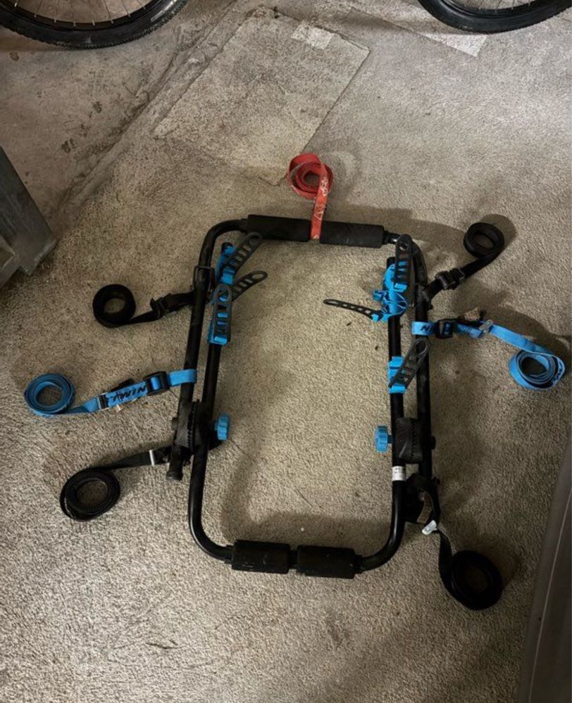 Porta-bicicleta traseiro 300 2-3 bicicletas Decathlon