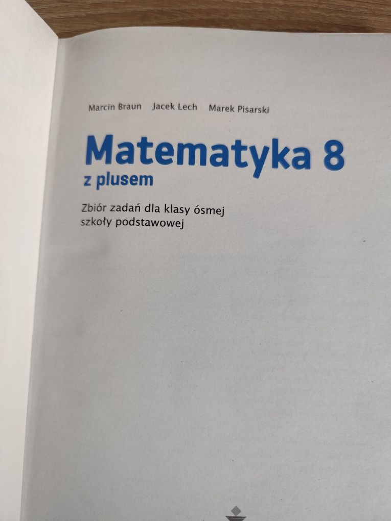 Matematyka z plusem 8 zbiór zadań
