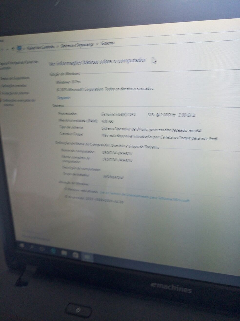 Computador portátil Acer,bom estado, Windows 10 Pro Português + Office