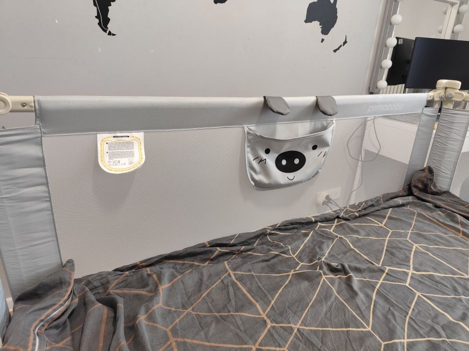 Barierki Primabobo 4 sztuki. Komplet na łóżko 160x200