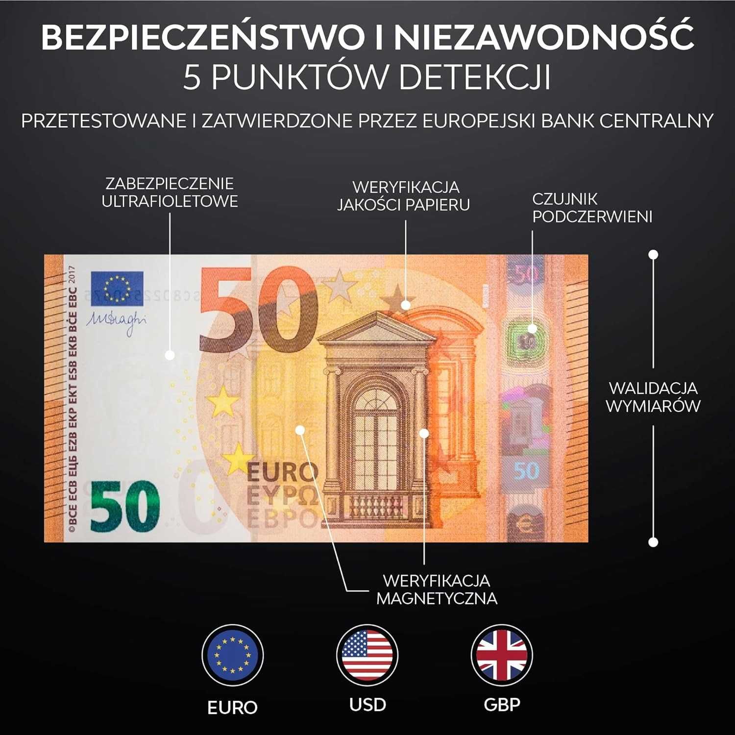 Automatyczny wykrywacz fałszywych banknotów