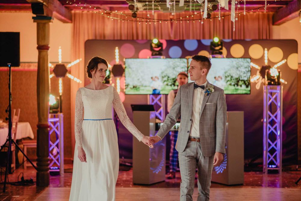 Suknia ślubna koronkowa góra 36 38 muślin rustykalna boho