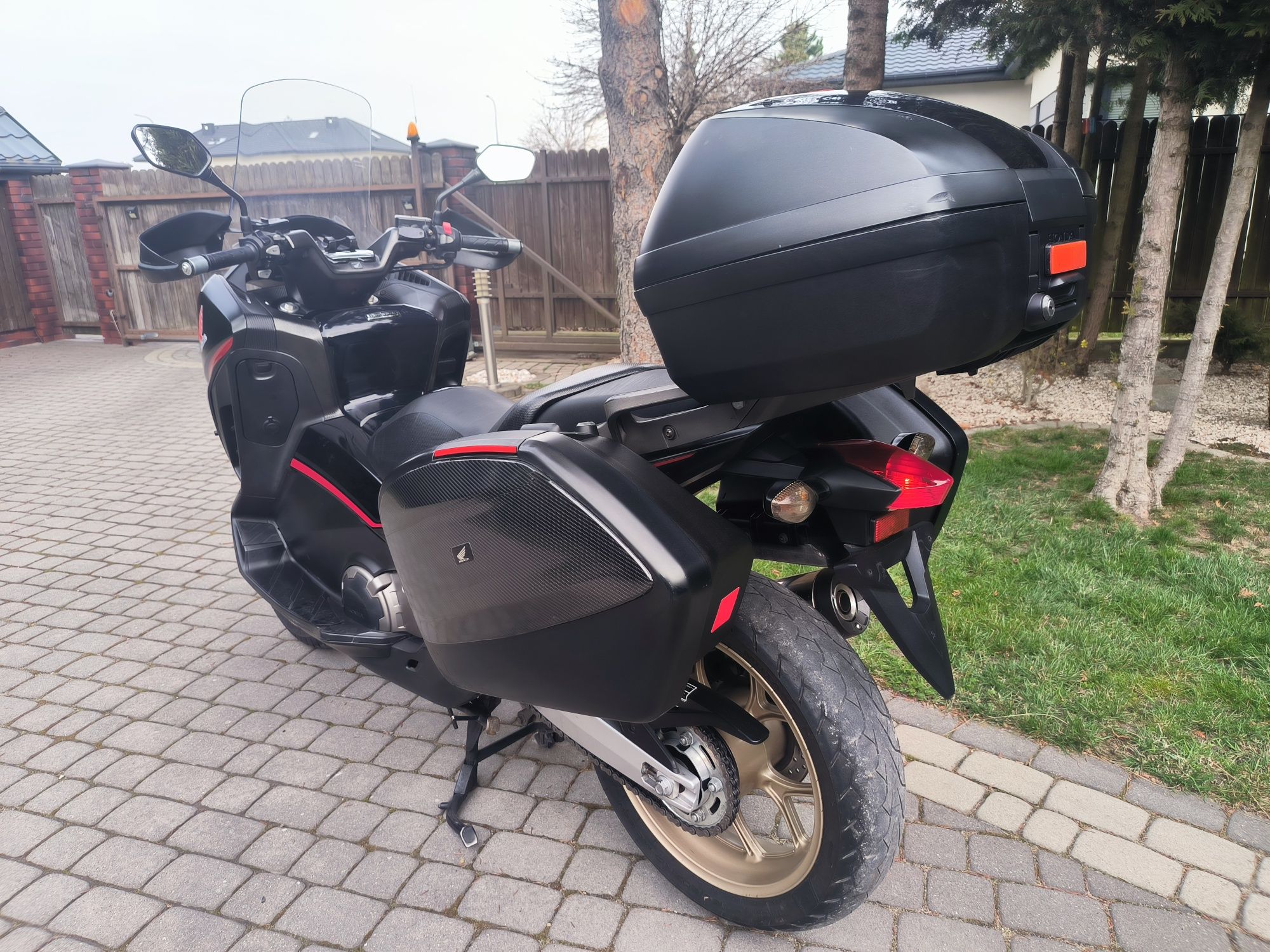 Honda Integra S 750 , 3 oryginalne walizki