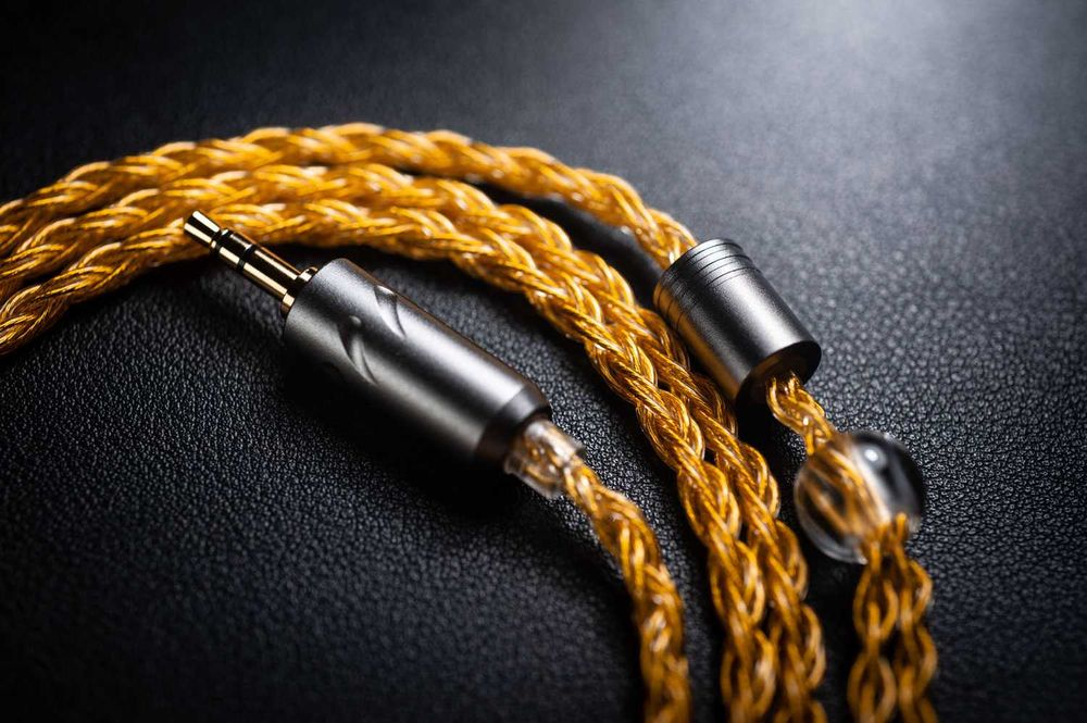 Kabel słuchawkowy QKZ T1 8-core QDC C-PIN KZ CCA miedź beztlenowa 3,5