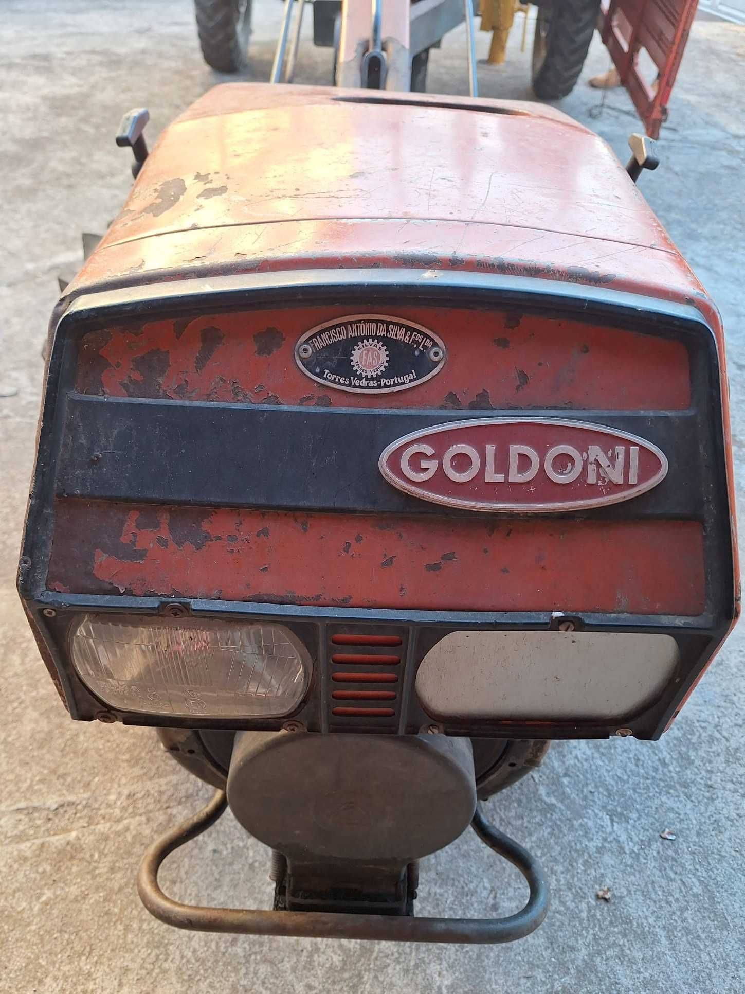 Motocultivador Goldoni 14CV com acessórios
