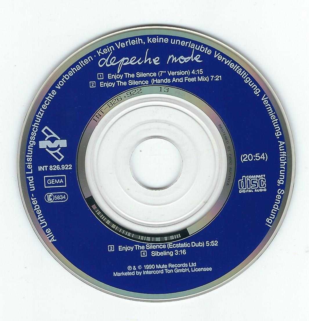 3'' Maxi CD Depeche Mode – Enjoy The Silence (1990) (Mute)