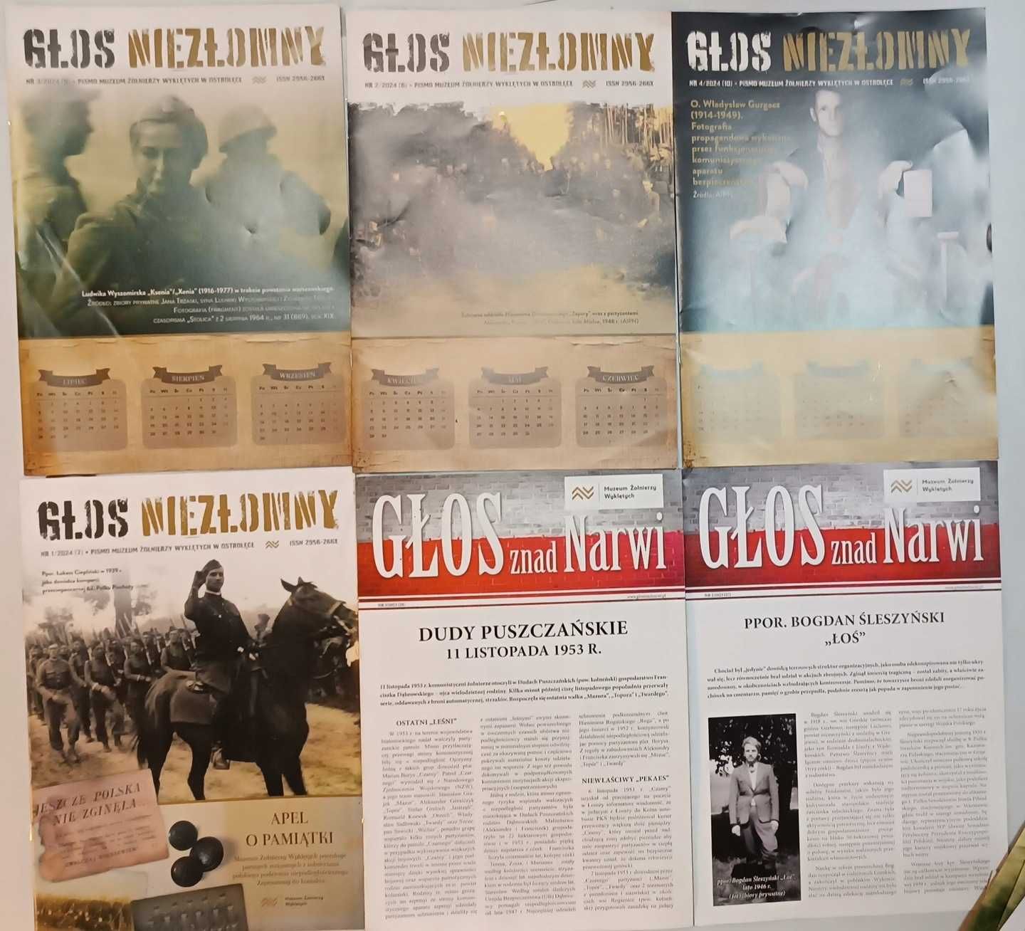 Głos Niezłomny Głos znad Narwi Pismo Muzeum Żołnierzy Wyklętych
