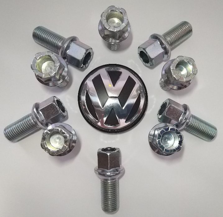 Колесный болт Volkswagen Фольцваген М14х1,5 27мм WHT001812 VAG