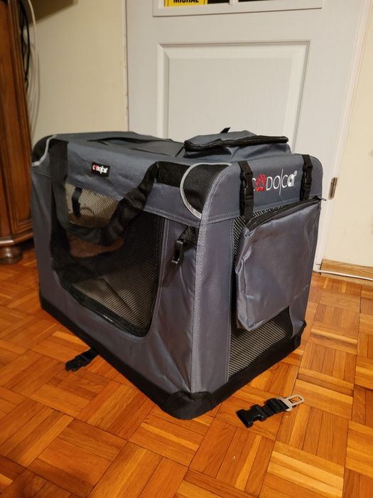 Składany materiałowy Transporter dla psa M