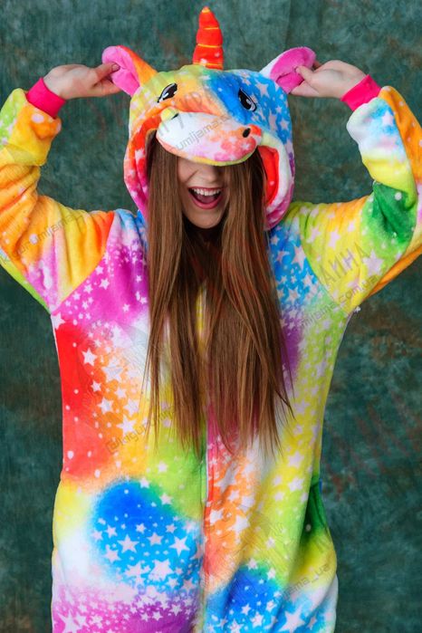 Суперціна! Кігурумі Космічний Єдиноріг піжама костюм подарунок