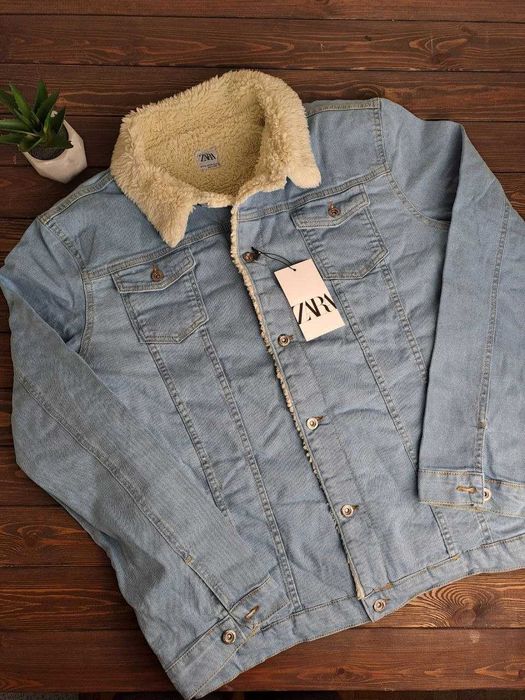 СКИДКА! XXL (54) ZARA MAN Мужская джинсовая куртка джинсовка зара