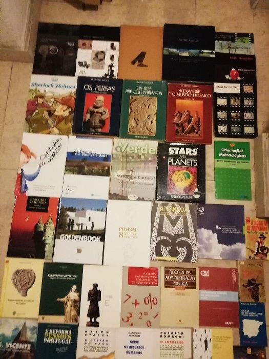 Livros- muitos e todos em bom estado