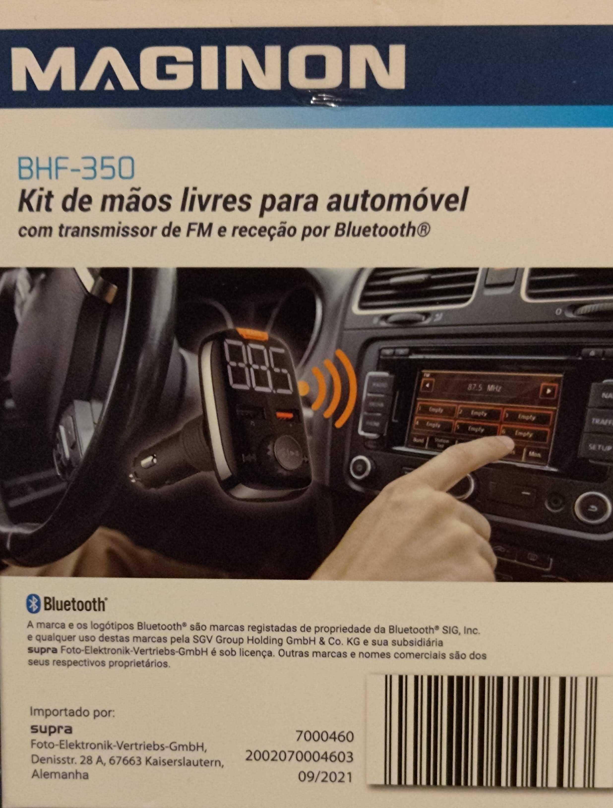 Transmissor fm com Bluetooth 5.1 (kit mãos livres)