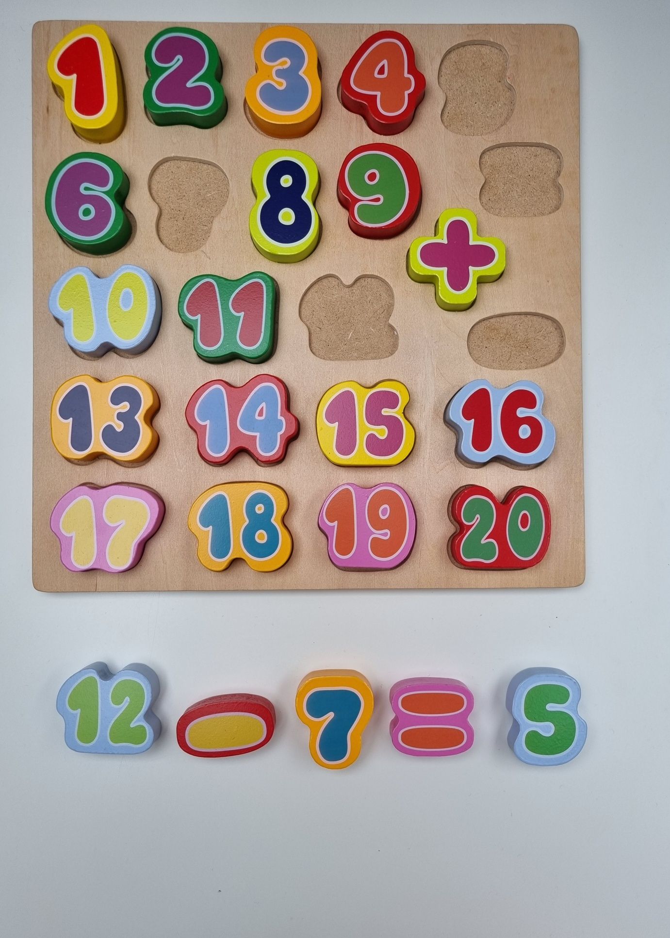 Drewniana układanka / puzzle matematyczne PLAYTIVE