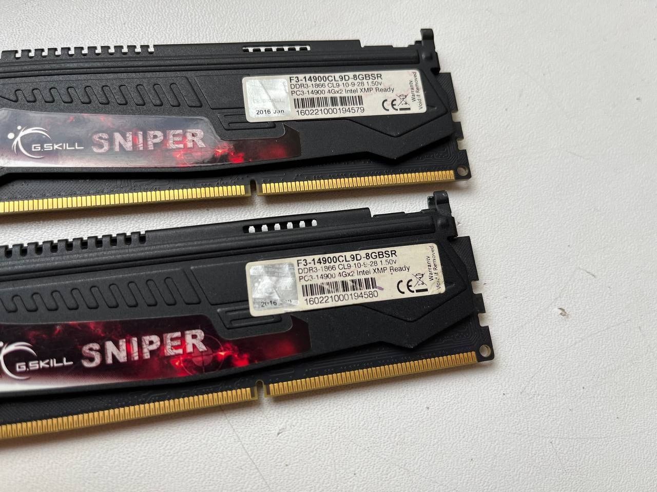 Gskill Sniper ddr3 1866mhz 4гбx2