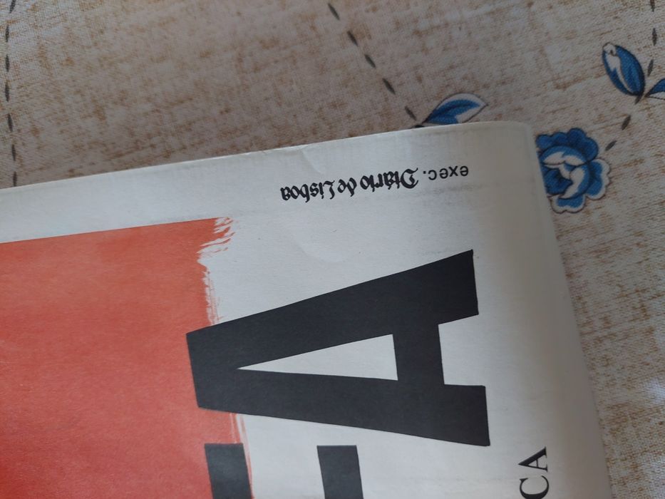 Original cartaz vintage 25 de abril 1974