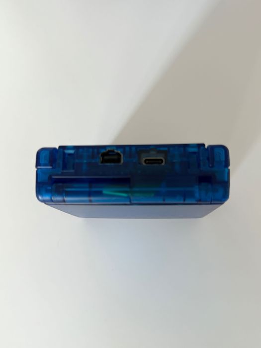 Gameboy advance SP IPS v5 extremeRate shell USBC Battery mod