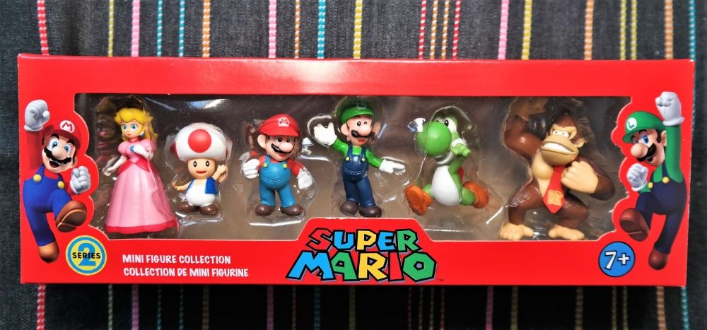 6 figuras Super Mário e Luigi - Nintendo