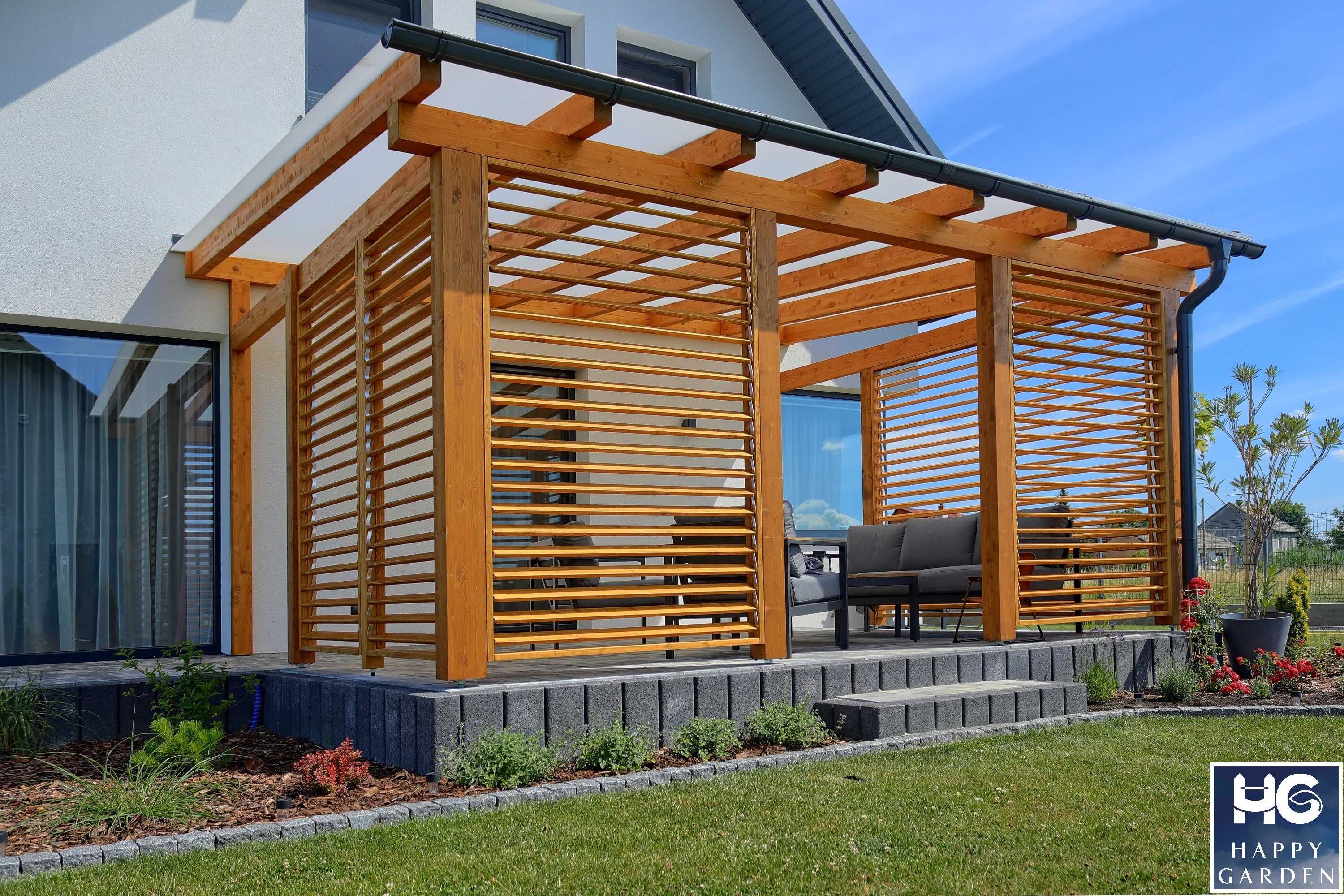 Pergola ogrodowa, weranda + Wizualizacja 3D!+Szybka Realizacja