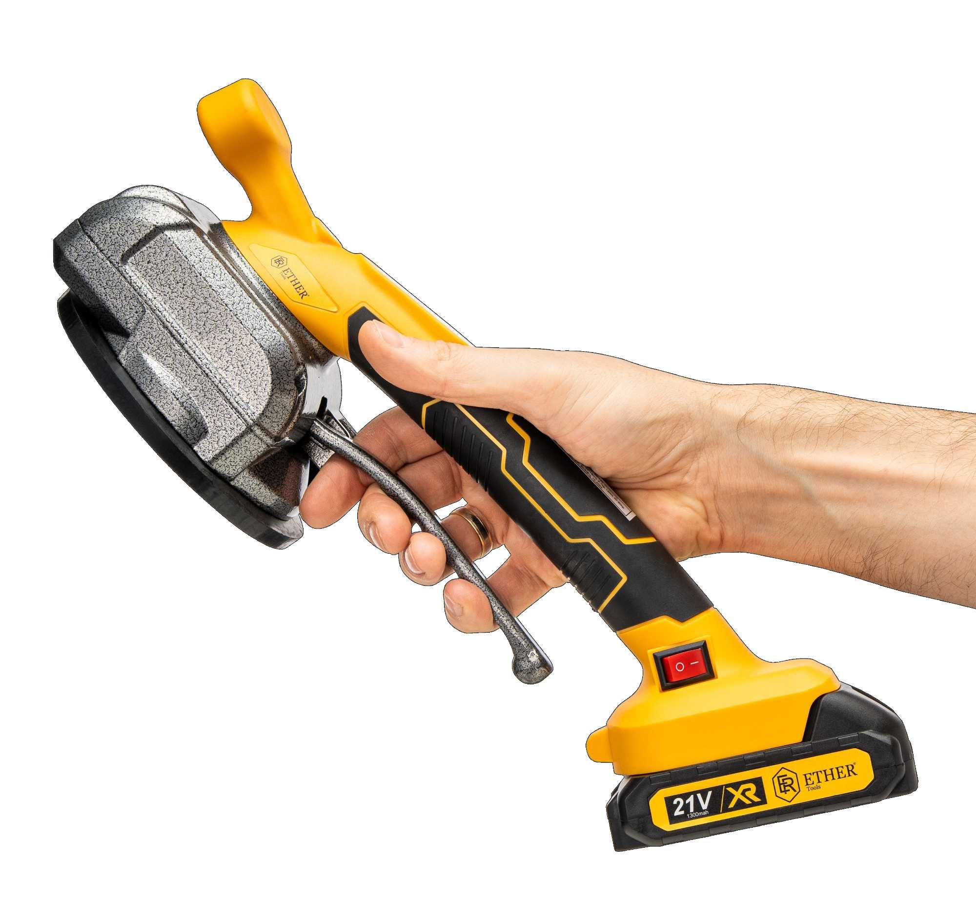 PRZYSSAWKA WIBRACYJNA do układania płytek Zestaw PRO 2xAKU 21V +GRATIS