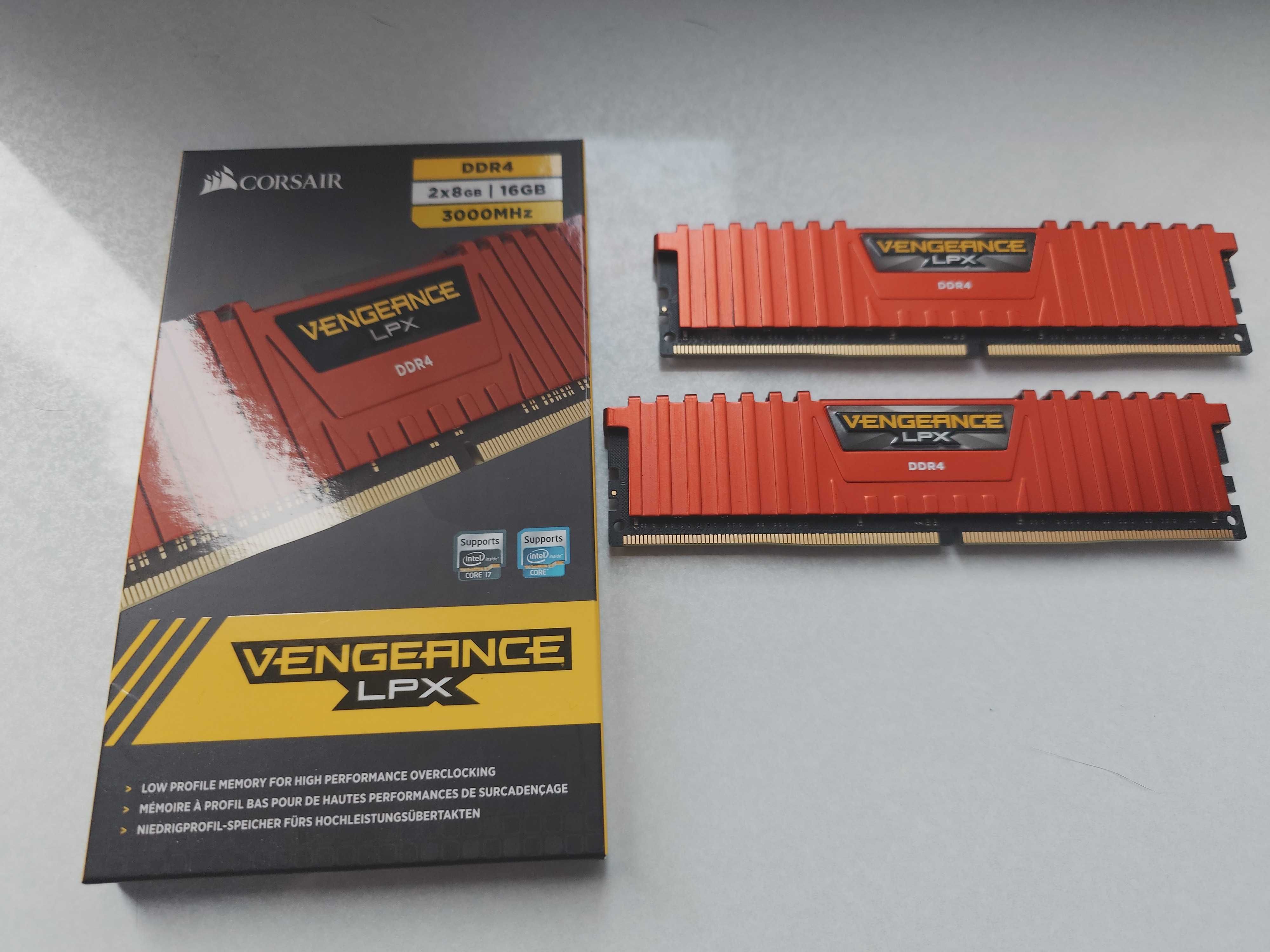 Pamięć RAM DDR4 Corsair Vengeance LPX 2 x 8GB 3000 mhz