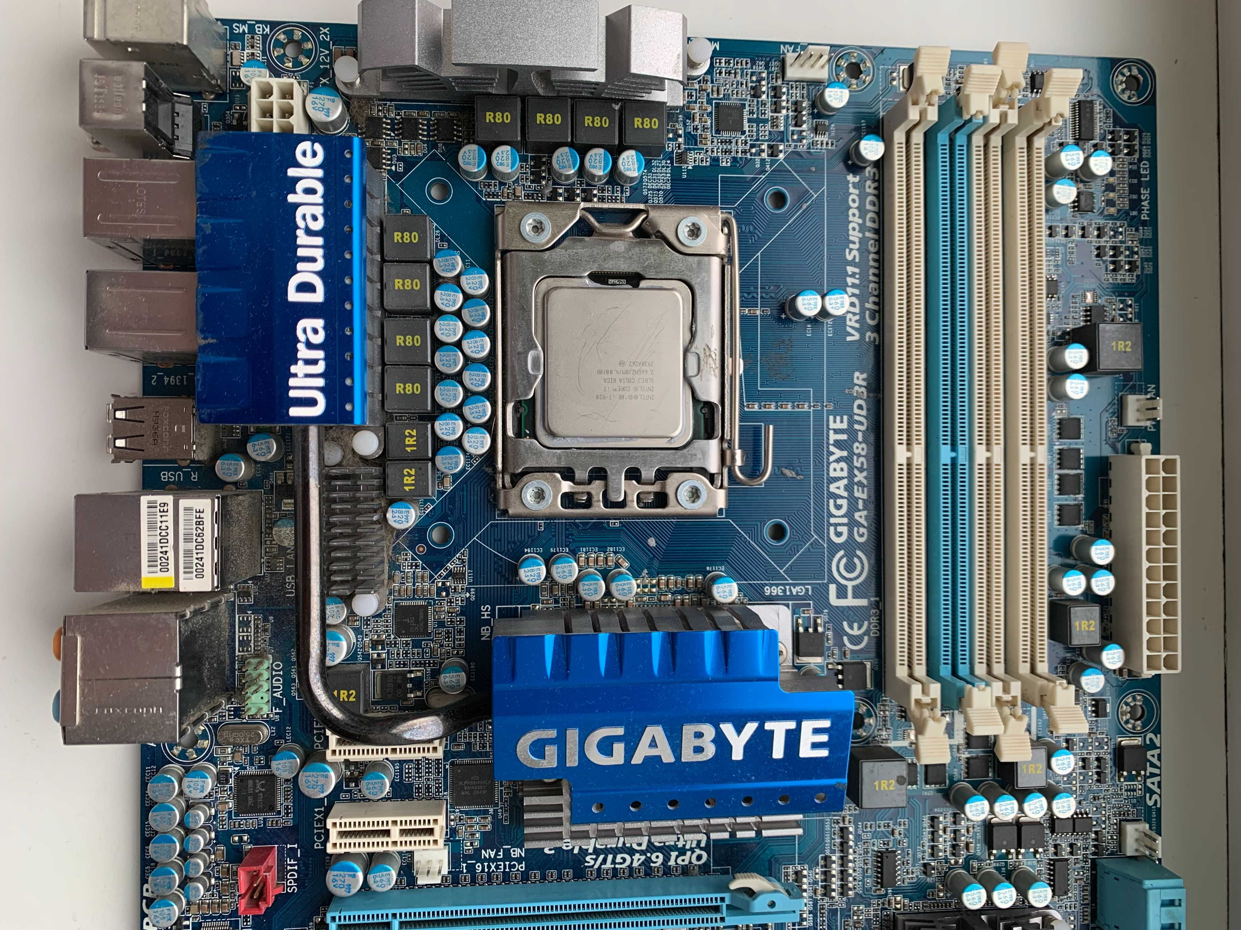 Комплект МП Gigabyte GA-EX58-UD3R CPU I7-920