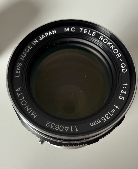 Minolta Mc Rokkor-qd 135/3.5 з блендою і чохлом