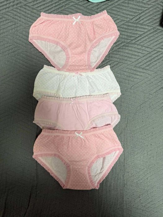 новый комплект трусиков трусы для девочки 3-4 года