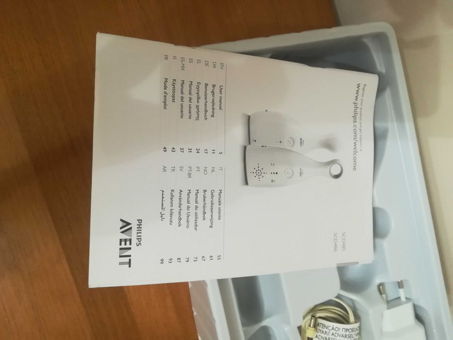 Intercomunicador p/ Bebé PHILIPS AVENT