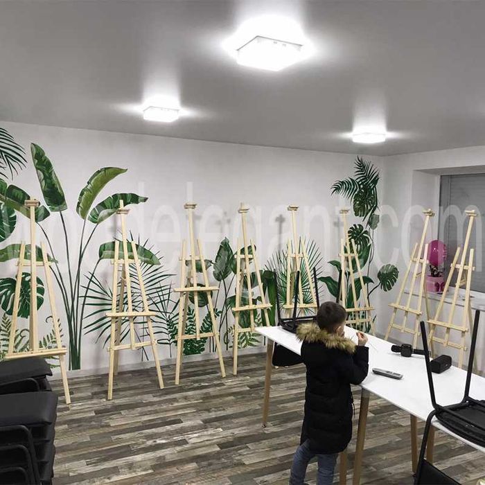 Мольберт з твердої породи деревини Ліра 178см малювання тринога