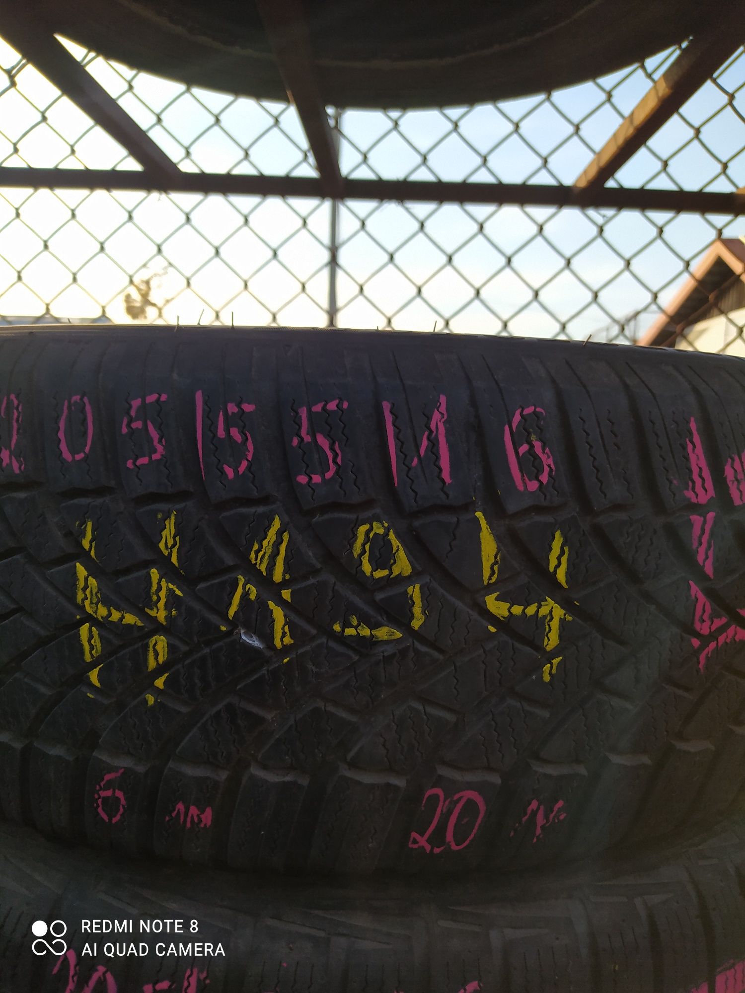 H194 205/55/16 91h Bridgestone blizzak LM 005