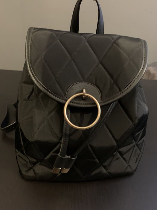 Mochila preta nylon da Natura