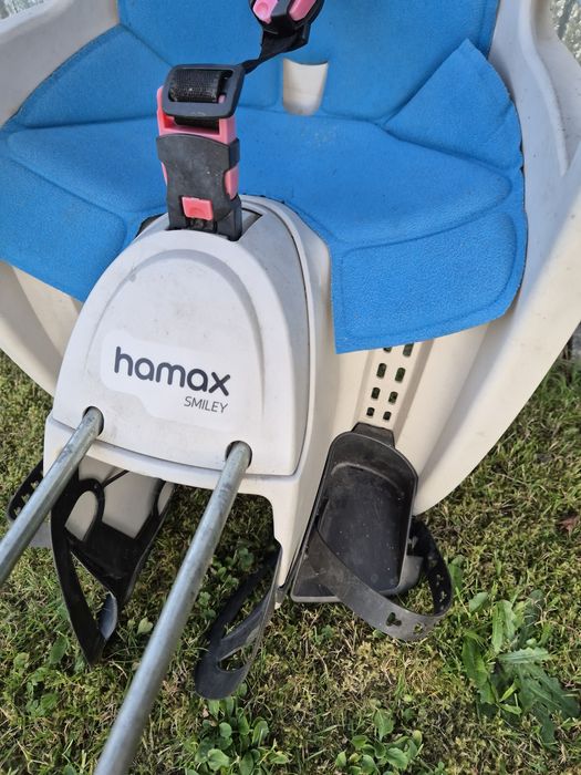 Fotelik rowerowy HAMAX Smiley + kask