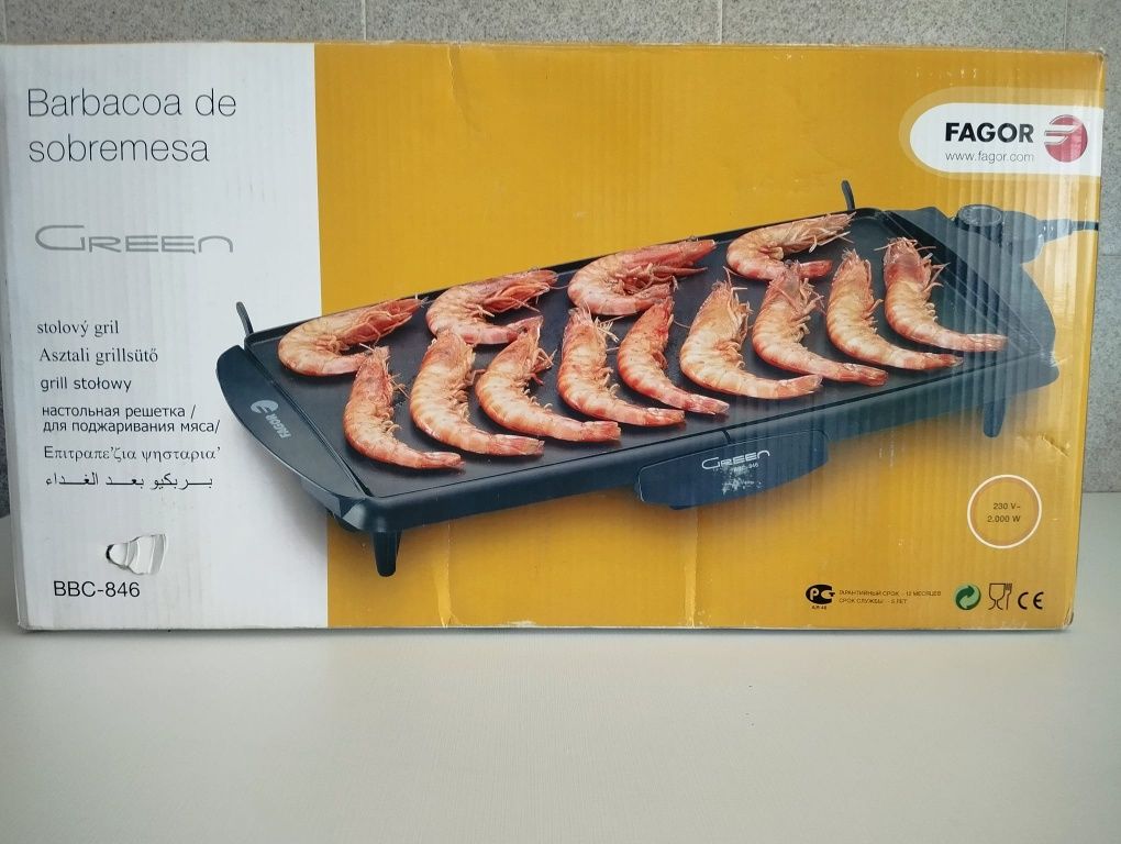 Grelhador fagor novo
