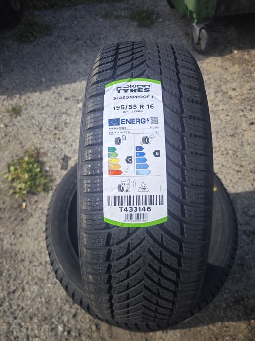 Opony wielosezonowe  Nokian 195/55r16 sesonproof 1