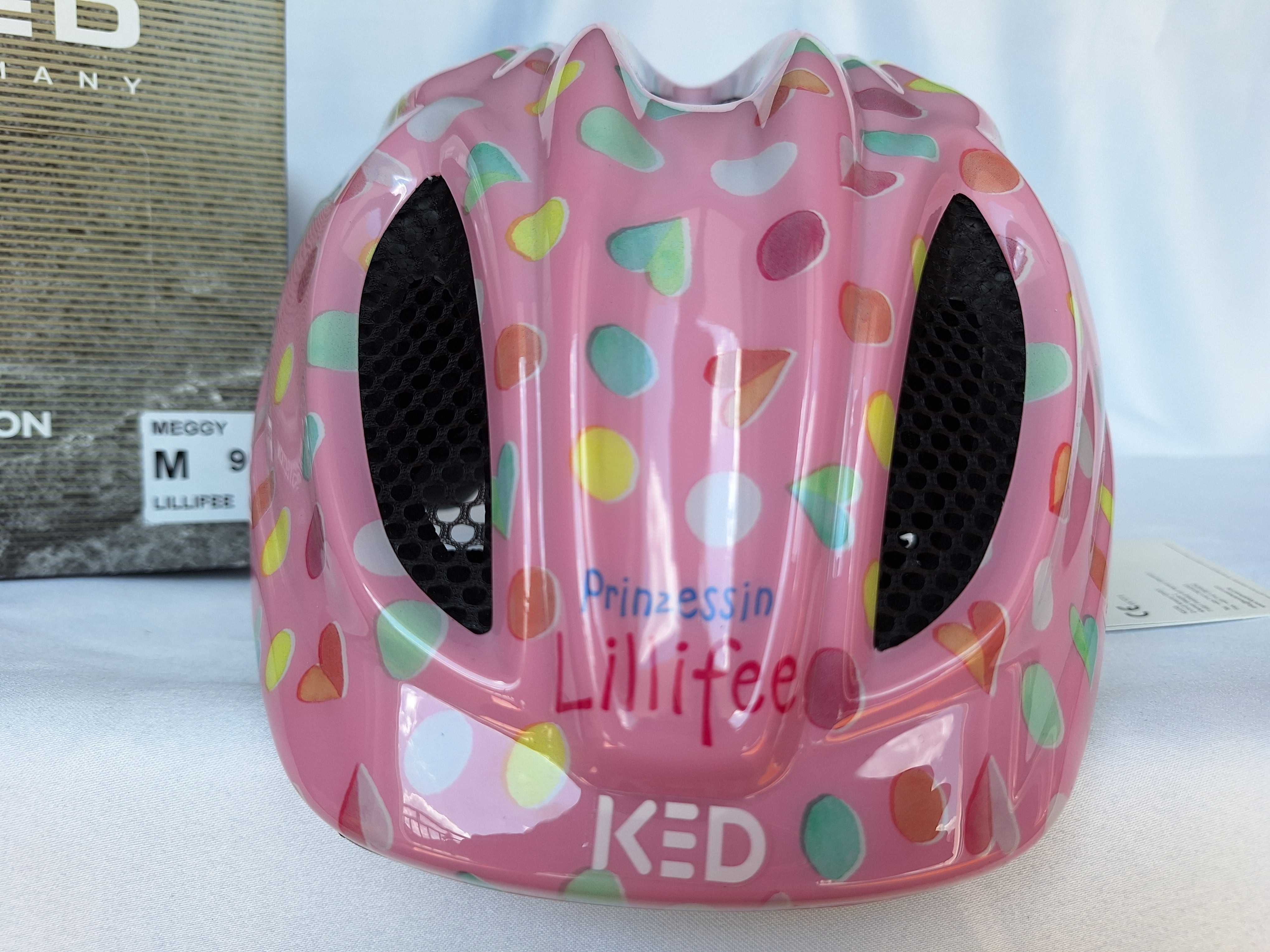 Kask rowerowy dziecięcy Ked Meggy II Originals Lillifee M 52-58cm