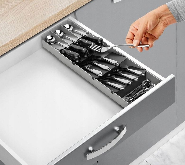 hit regulowany wkład na sztućce do szuflady swiss