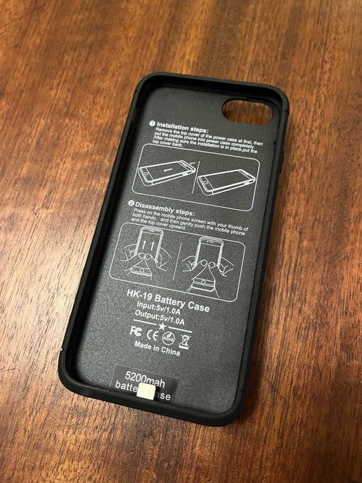 Capa bateria iphone 6 6s 7 8