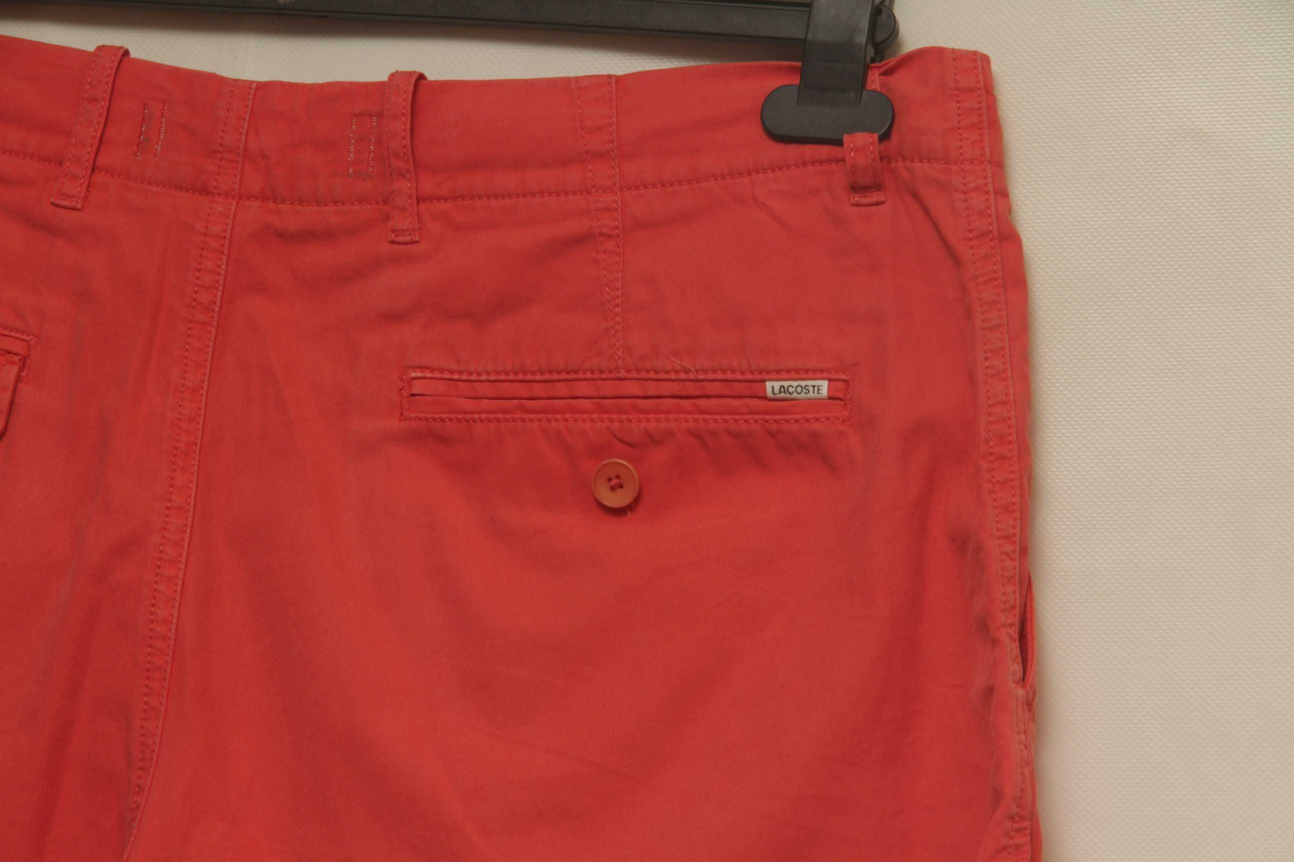 Lacoste рр M 33 шорты из хлопка Garment Dyed