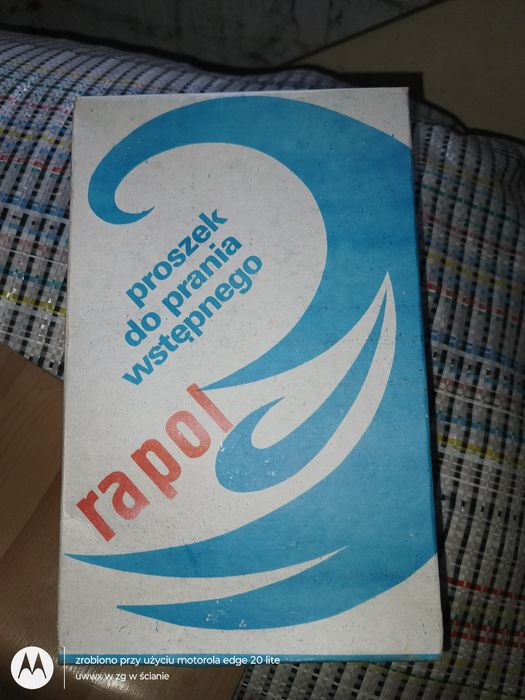 Proszek do prania wstępnego rapol z PRL-u unikat