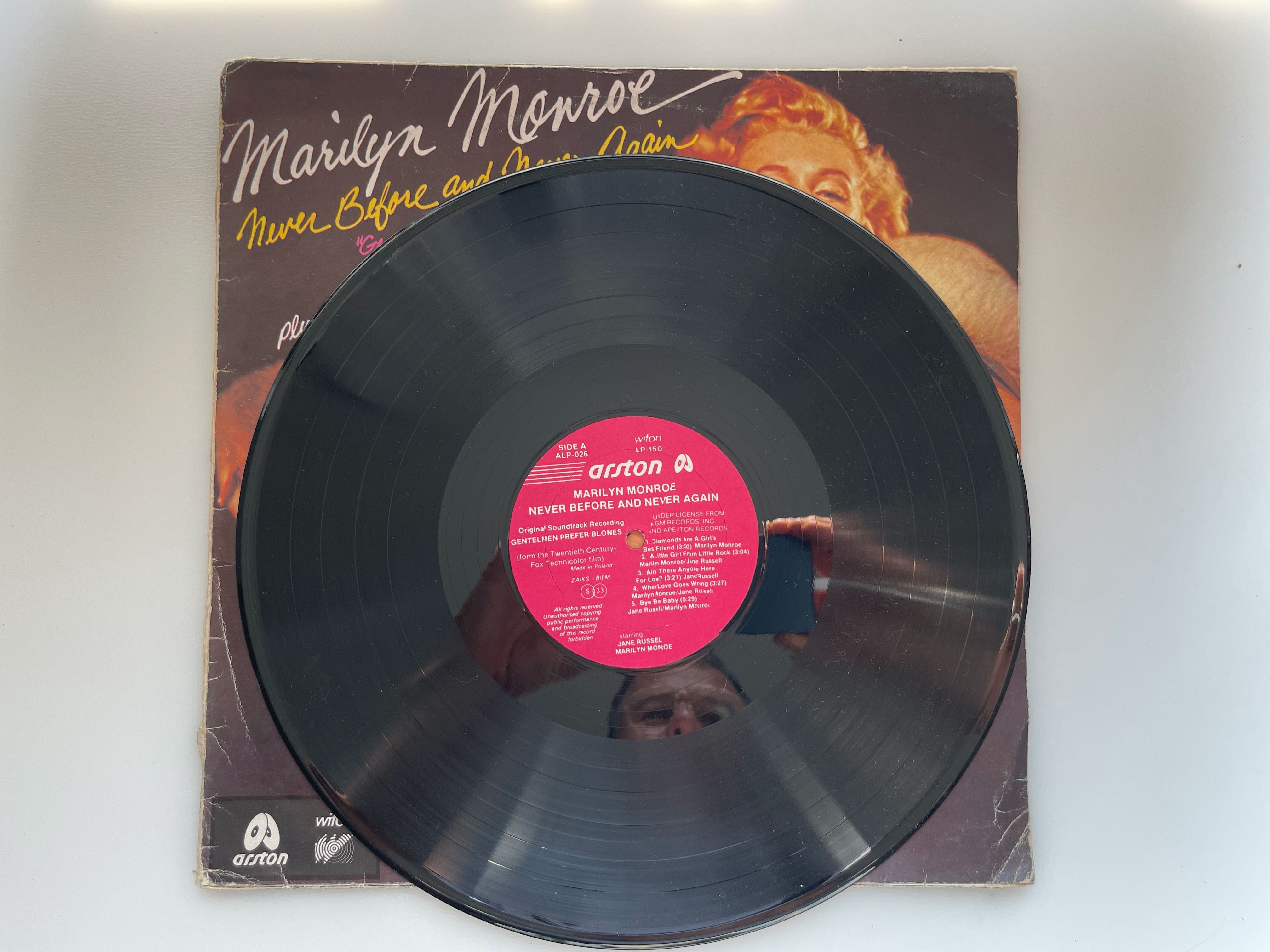 Marilyn Monroe Never before Lp