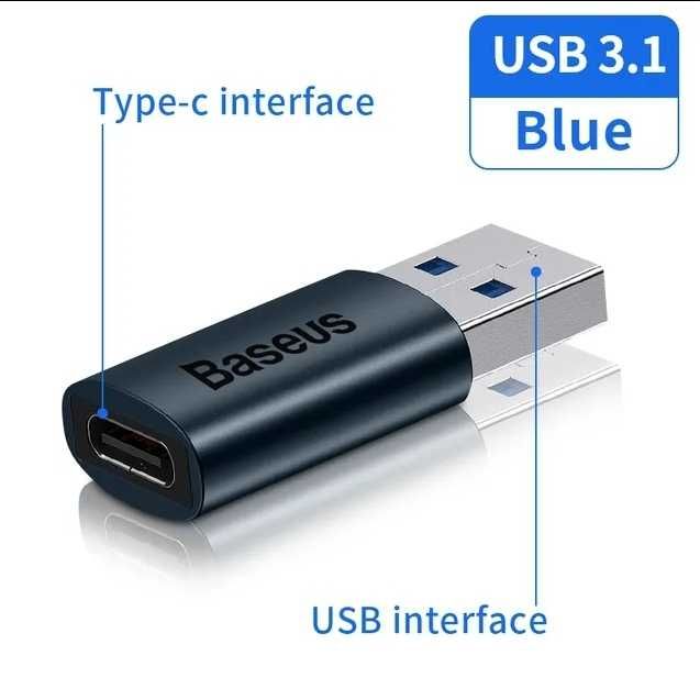 OTG адаптер, переходник USB Type-C / Type-A Baseus Ingenuity Mini