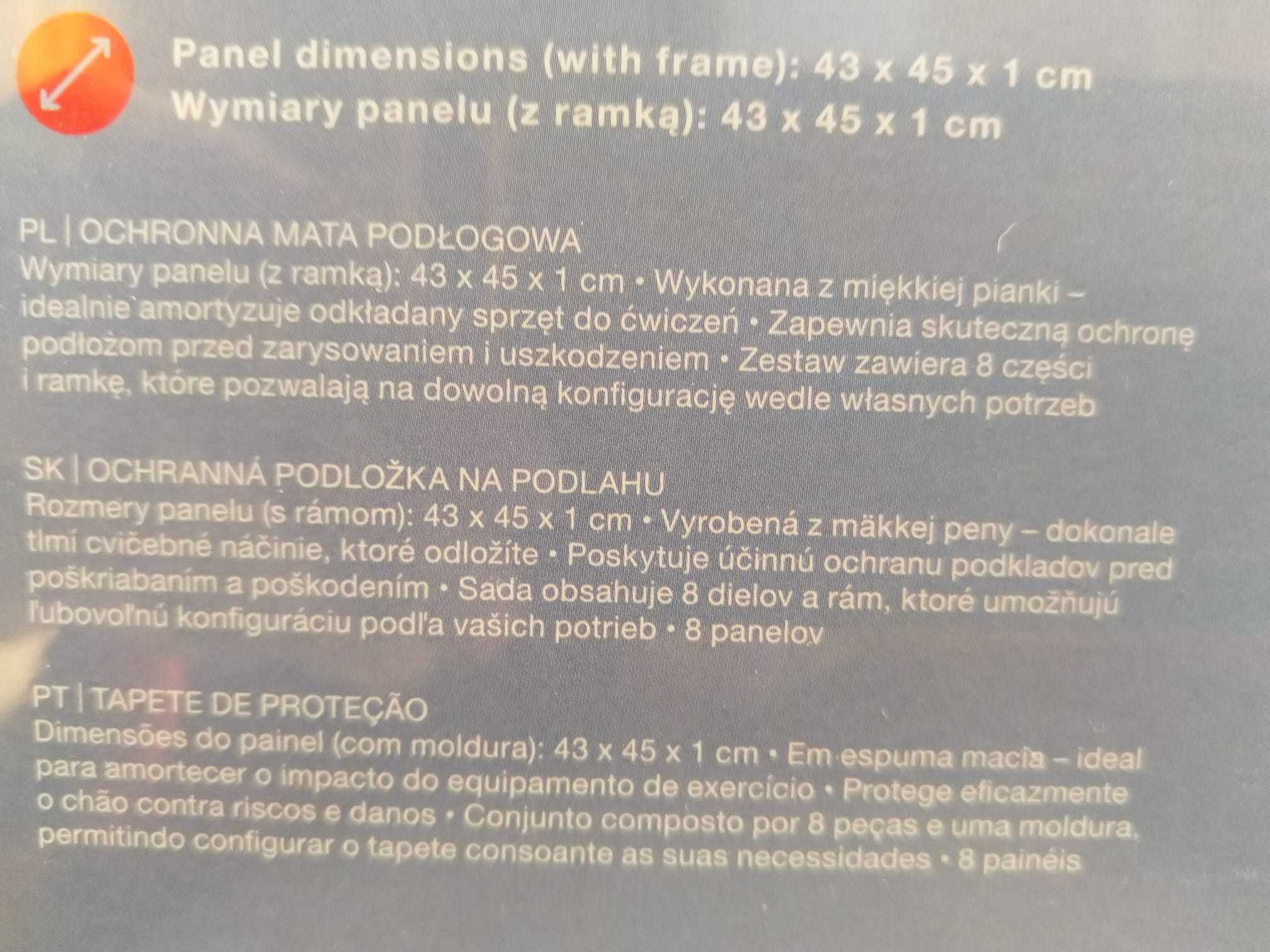 NAJTANIEJ Mata Do Ćwiczeń Fitness Gimnastyczna Yoga Puzzle 8el Wysyłka