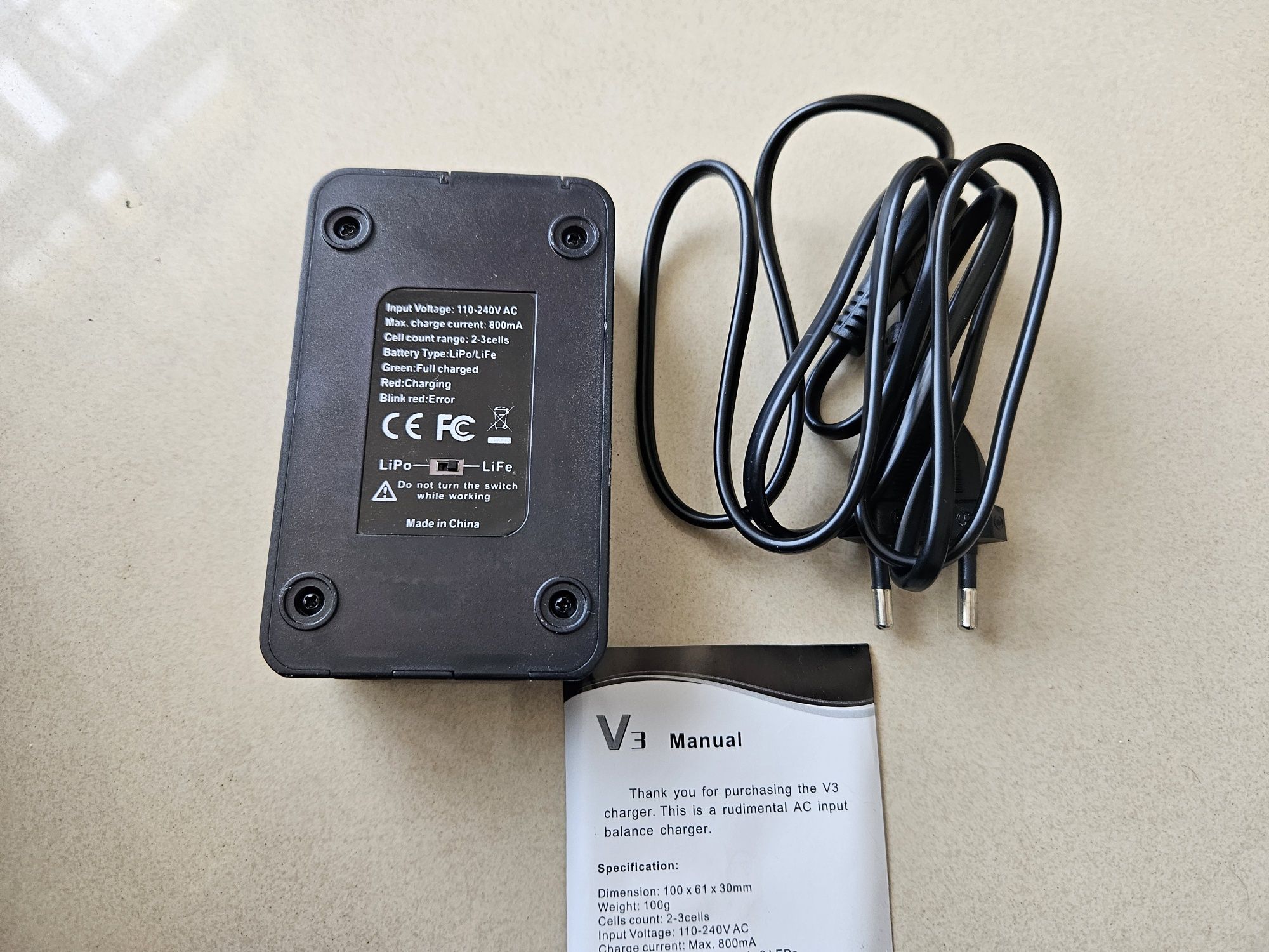 Ładowarka LiPo, LiFe 2S 3S