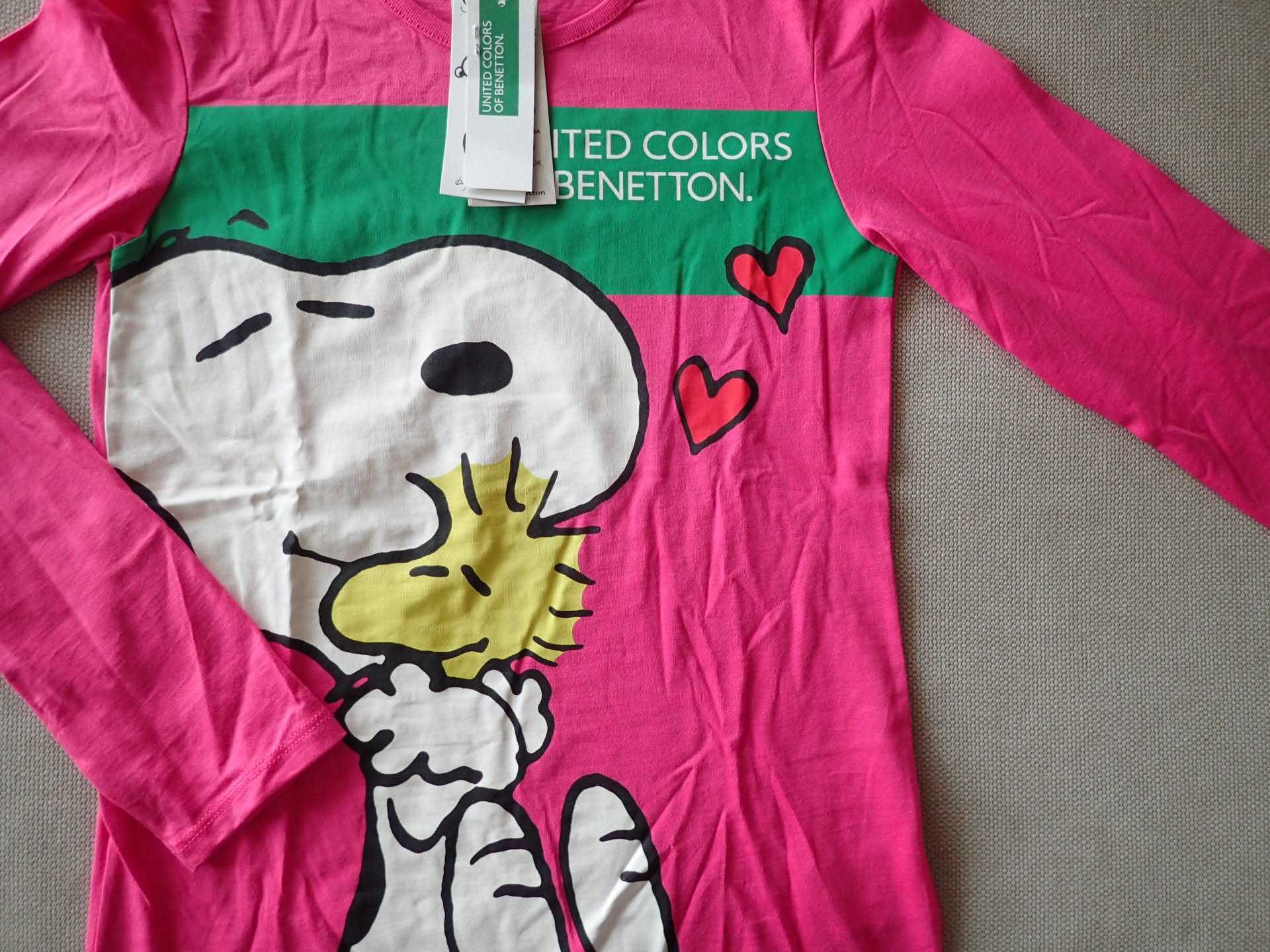 Benetton Snoopy NOWA bluzeczka 150 cm XL