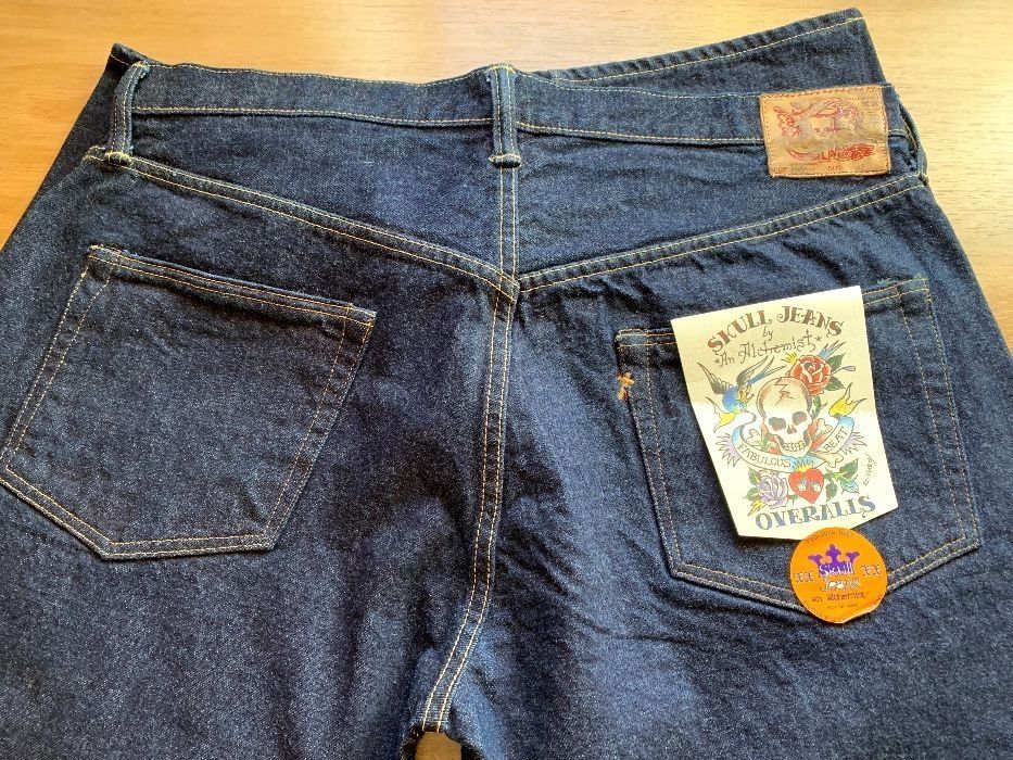 Япония. Japan. Джинсы Skull Jeans 5000XX 14.5OZ. Селвидж. Selvage. 42!