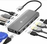 NOVOO 11 w 1 stacja dokująca USB C