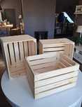 Trzy nowe skrzynki drewniane 50x40x30 solidne z przesyłką OLX
