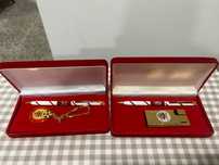 Benfica vintage isqueiro , porta chaves e canetas 2002
